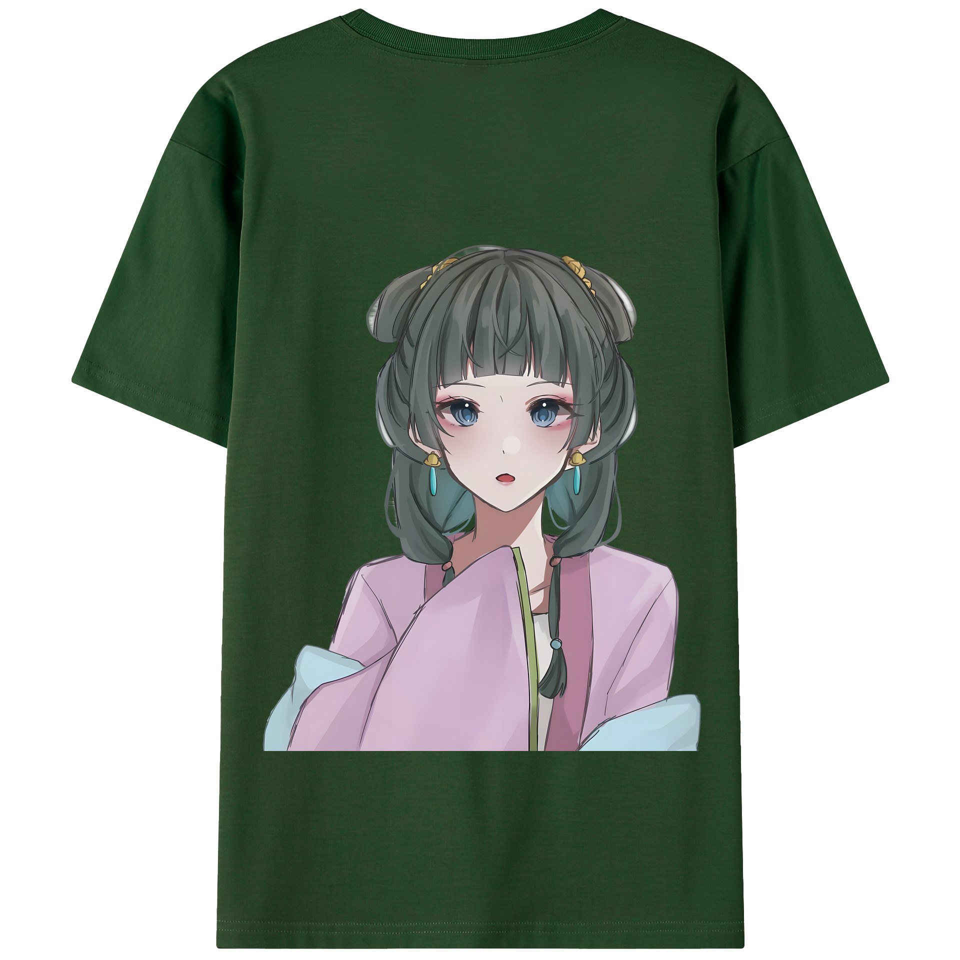 （画像用） 薬屋のひとりごと The Apothecary Diaries 綿100％半袖Tシャツ（背面プリント）